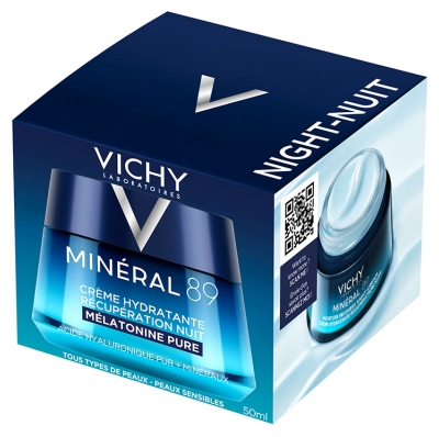 Vichy Minéral 89 Crème Hydratante Récupération Nuit 50 ml