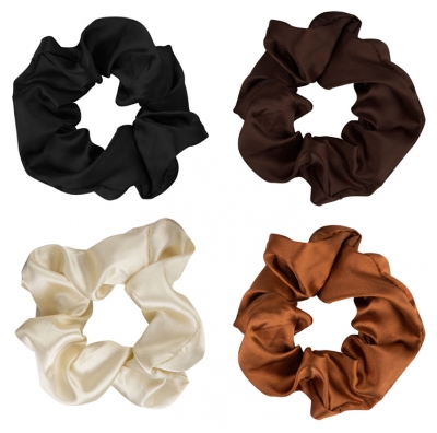 Brushworks 4 Satin Scrunchies