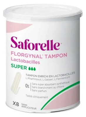Saforelle Florgynal Tampon 8 Super Saforelle Florgynal Tampon 8 Super