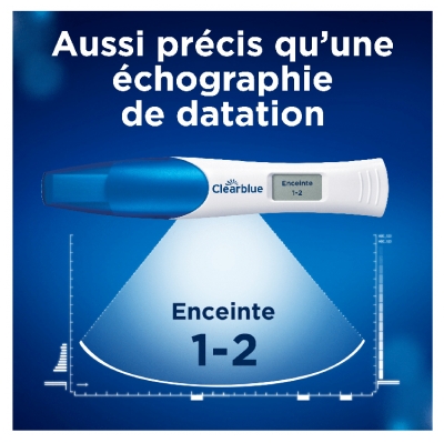 Clearblue Test de Grossesse Digital 2 Tests