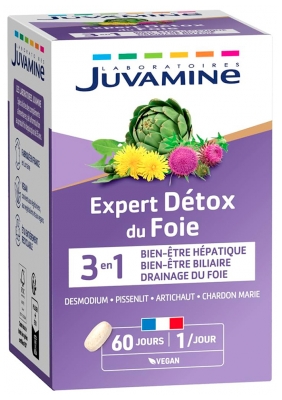 Juvamine Expert'Nature Liver Well-Being 60 Tablets Juvamine Expert'Nature Liver Well-Being 60 Tablets
