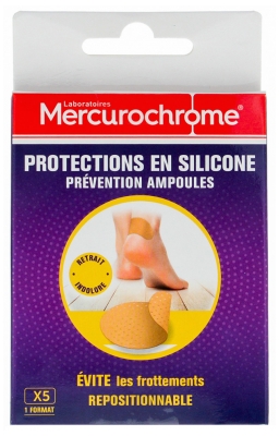 Mercurochrome Silicone Protections Blisters Prevention 5 Adhesives Mercurochrome Silicone Protections Blisters Prevention 5 Adhesives