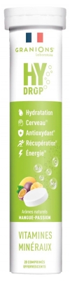 Granions Hy Drop Vitamins Minéraux 20 Effervescent Tablets - Taste: Mango-Passion Granions Hy Drop Vitamins Minéraux 20 Effervescent Tablets - Taste: Mango-Passion