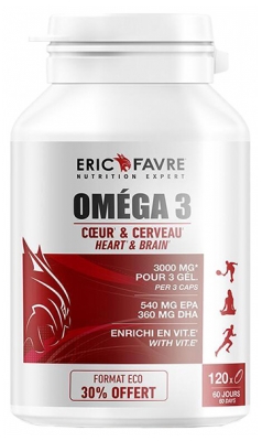 Eric Favre Omega 3 120 Kapsułek Eric Favre Omega 3 120 Kapsułek