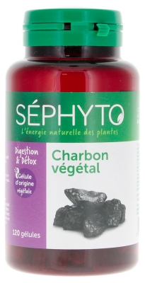 Séphyto Charbon Végétal 120 Capsules Séphyto Charbon Végétal 120 Capsules