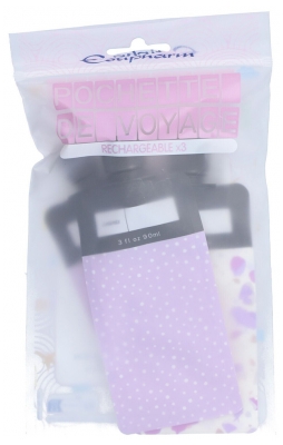 Estipharm 3-częściowe Etui Podróżne Wielokrotnego Napełniania 90 ml Estipharm 3-częściowe Etui Podróżne Wielokrotnego Napełniania 90 ml