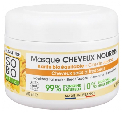 Léa Nature SO BIO étic Organic Shea Nourishing Hair Mask 200 ml Léa Nature SO BIO étic Organic Shea Nourishing Hair Mask 200 ml