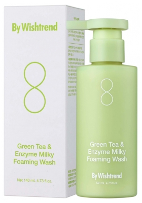 By Wishtrend Mousse Nettoyante Lactée Green Tea & Enzyme 140 ml By Wishtrend Mousse Nettoyante Lactée Green Tea & Enzyme 140 ml
