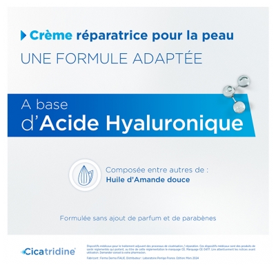 Cicatridine Acide Hyaluronique Crème 60 g
