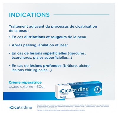 Cicatridine Acide Hyaluronique Crème 60 g