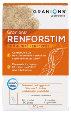 Granions Renforstim 40 Kapsułek + 20 Kapsułek Granions Renforstim 40 Kapsułek + 20 Kapsułek