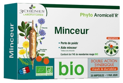 Les 3 Chênes Phyto Aromicell'R Slimming Organic 20 Phials Les 3 Chênes Phyto Aromicell'R Slimming Organic 20 Phials