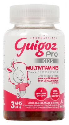 Guigoz Pro Kids Multivitamins 60 żelków Guigoz Pro Kids Multivitamins 60 żelków