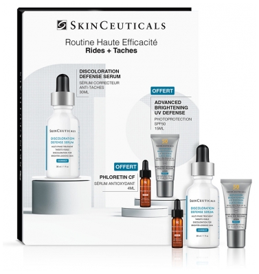 SkinCeuticals Correct Discoloration Defense Serum 30 ml + Free Wrinkle and Spots Routine