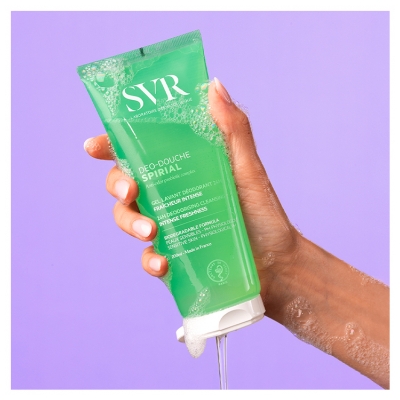SVR Spirial Deo-Douche 24H Oczyszczający żel Dezodorujący 200 ml