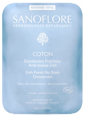 Sanoflore 24H Freshness Dezodorant z Organicznej Bawełny 50 ml Sanoflore 24H Freshness Dezodorant z Organicznej Bawełny 50 ml