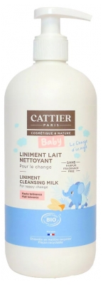 Cattier Baby Liniment Lait Nettoyant Bio 500 ml Cattier Baby Liniment Lait Nettoyant Bio 500 ml