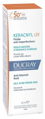 Ducray Keracnyl UV Anti-Imperfection Fluid SPF50+ 50 ml