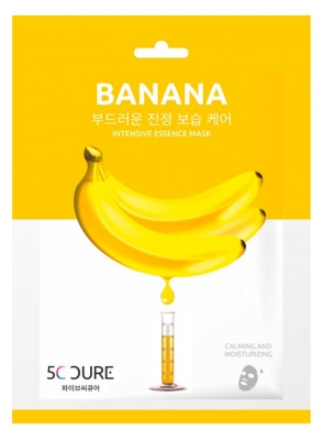 Jkosmec 5C Cure Essence Intensive Banana Fabric Mask 25 ml Jkosmec 5C Cure Essence Intensive Banana Fabric Mask 25 ml