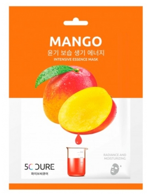 Jkosmec 5C Cure Essence Intensive Mango Fabric Mask 25 ml Jkosmec 5C Cure Essence Intensive Mango Fabric Mask 25 ml