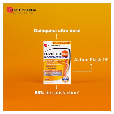 Forté Pharma Forté Flex Flash D-Contract Muscles 20 Tablets