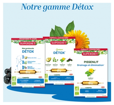 Superdiet Organic Dandelion 20 Phials