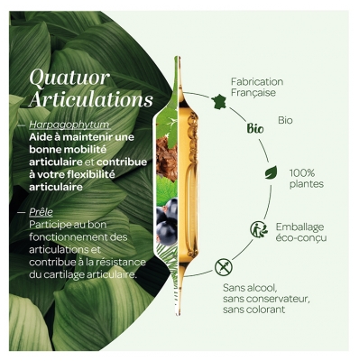 Superdiet Quatuor Organic Joints 20 Phials