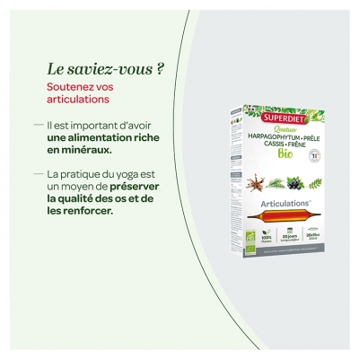 Superdiet Quatuor Organic Joints 20 Phials