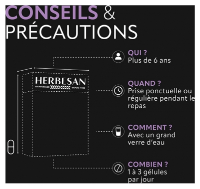 Herbesan Carbogaz 45 Capsules