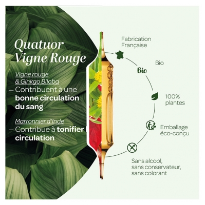 Superdiet Organic Circulation Quatuor 20 Phials