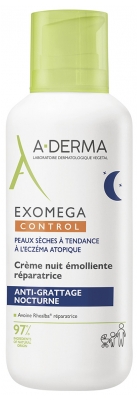 A-DERMA Exomega Control Naprawczy Krem Zmiękczający na noc 400 ml