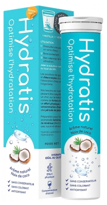 Hydratis Hydration Solution 20 Effervescent Tablets - Flavour: Coconut Hydratis Hydration Solution 20 Effervescent Tablets - Flavour: Coconut