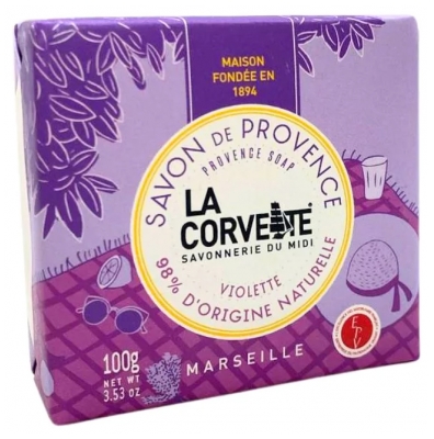 La Corvette Salon de Provence Violette 100 g La Corvette Salon de Provence Violette 100 g