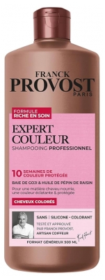 Franck Provost Expert Couleur Professional Szampon do Włosów Farbowanych 500 ml Franck Provost Expert Couleur Professional Szampon do Włosów Farbowanych 500 ml