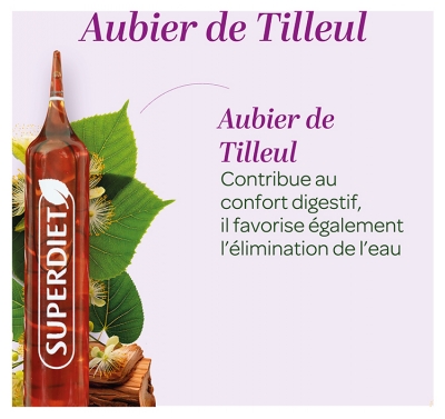 Superdiet Aubier de Tilleul Bien-Être Digestif Bio 20 Ampoules