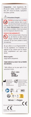 Parasidose Lice-Nits 2in1 Shampoo 100ml + 1 Comb