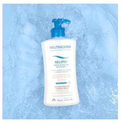 Neutraderm Relipid+ Lipid-Replenishing Shower Cream 400ml