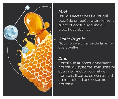 Herbesan Royal Jelly Honey Zinc od 4 lat 20 Ampułek