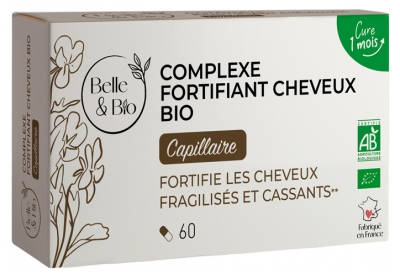 Belle & Bio Organiczny Kompleks Wzmacniający Włosy 60 Kapsułek Belle & Bio Organiczny Kompleks Wzmacniający Włosy 60 Kapsułek