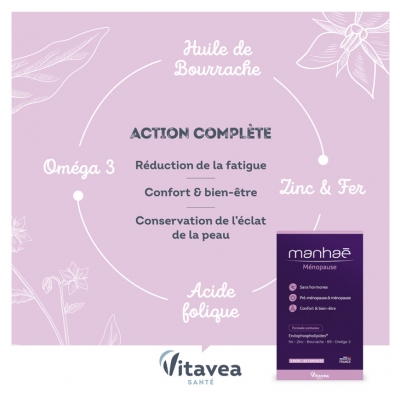 Vitavea Manhaé Ménopause 90 Capsules
