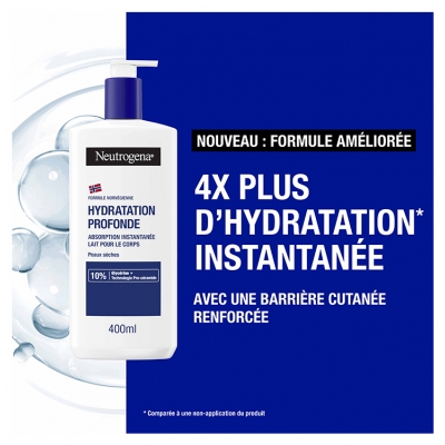 Neutrogena Hydratation Profonde Lait Corps Hydratant 400 ml