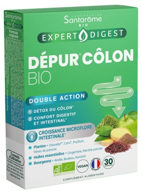 Santarome Expert Digest Dépur Côlon Bio 30 Tablets Santarome Expert Digest Dépur Côlon Bio 30 Tablets