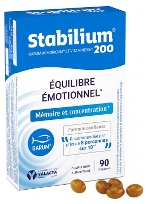 Laboratoire Yalacta Stabilium 200 Emotional Balance 90 Capsules Laboratoire Yalacta Stabilium 200 Emotional Balance 90 Capsules