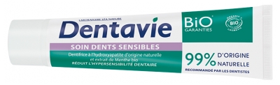 Dentavie Organiczna Pasta do Zębów do Pielęgnacji Wrażliwych Zębów 75 ml