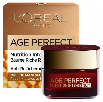 L'Oréal Paris Age Perfect Nutrition Intense Baume Riche Réparateur Nuit 50 ml