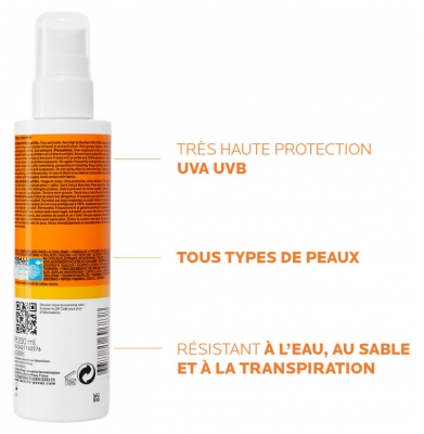 La Roche-Posay Anthelios Spray Invisible SPF50+ Avec Parfum 200 ml