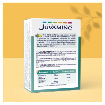 Juvamine Expert Respiratory Tract 3in1 30 Sucking Tablets