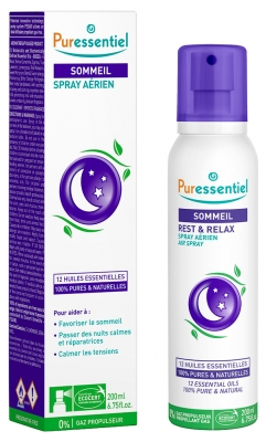 Puressentiel Relaksujący Spray do Zasypiania z 12 Olejkami Eterycznymi 200 ml