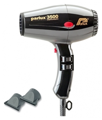 Parlux 3500 Super Compact Suszarka do Włosów Czarna Parlux 3500 Super Compact Suszarka do Włosów Czarna
