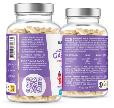 Nutri&Co Lactobacillus Gasseri et sa Noix de Cola 60 Gélules
